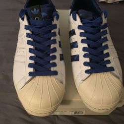 Adidas UNDFTD Bape Superstar 80v Size 11 White Blue Camo
