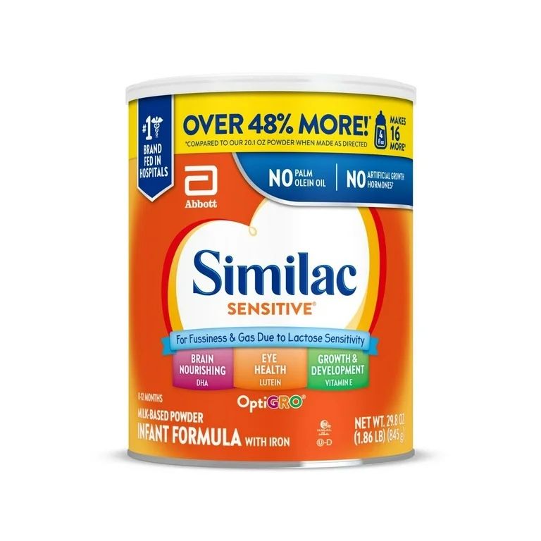 Similac Sensitive Total Care Baby Formula 30.8 Oz 3 Count