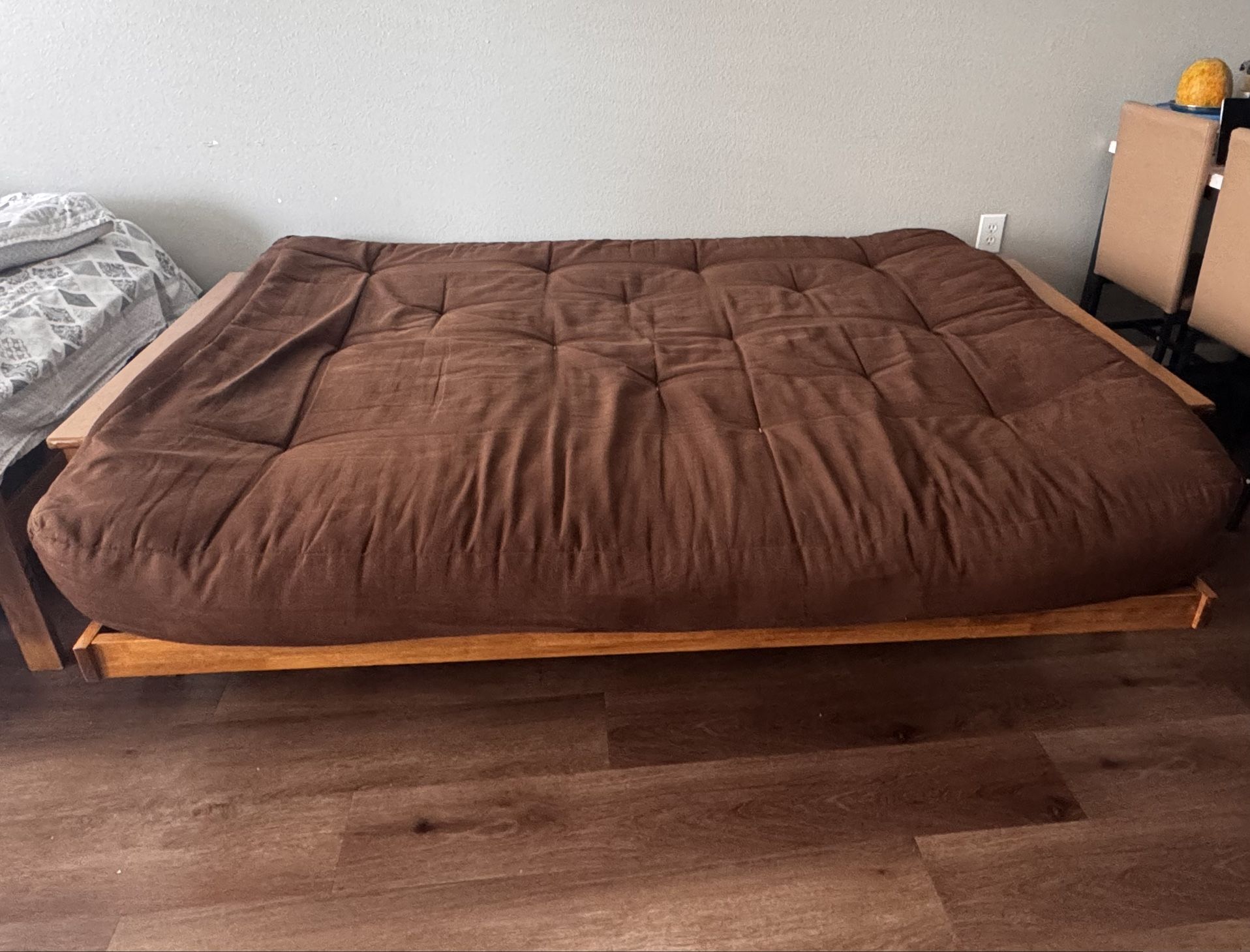 Bed / Sofa Futon With Cotton Mattress (Full Size)