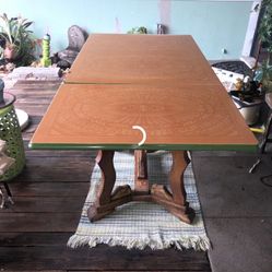 MCM Enameled Top Table 
