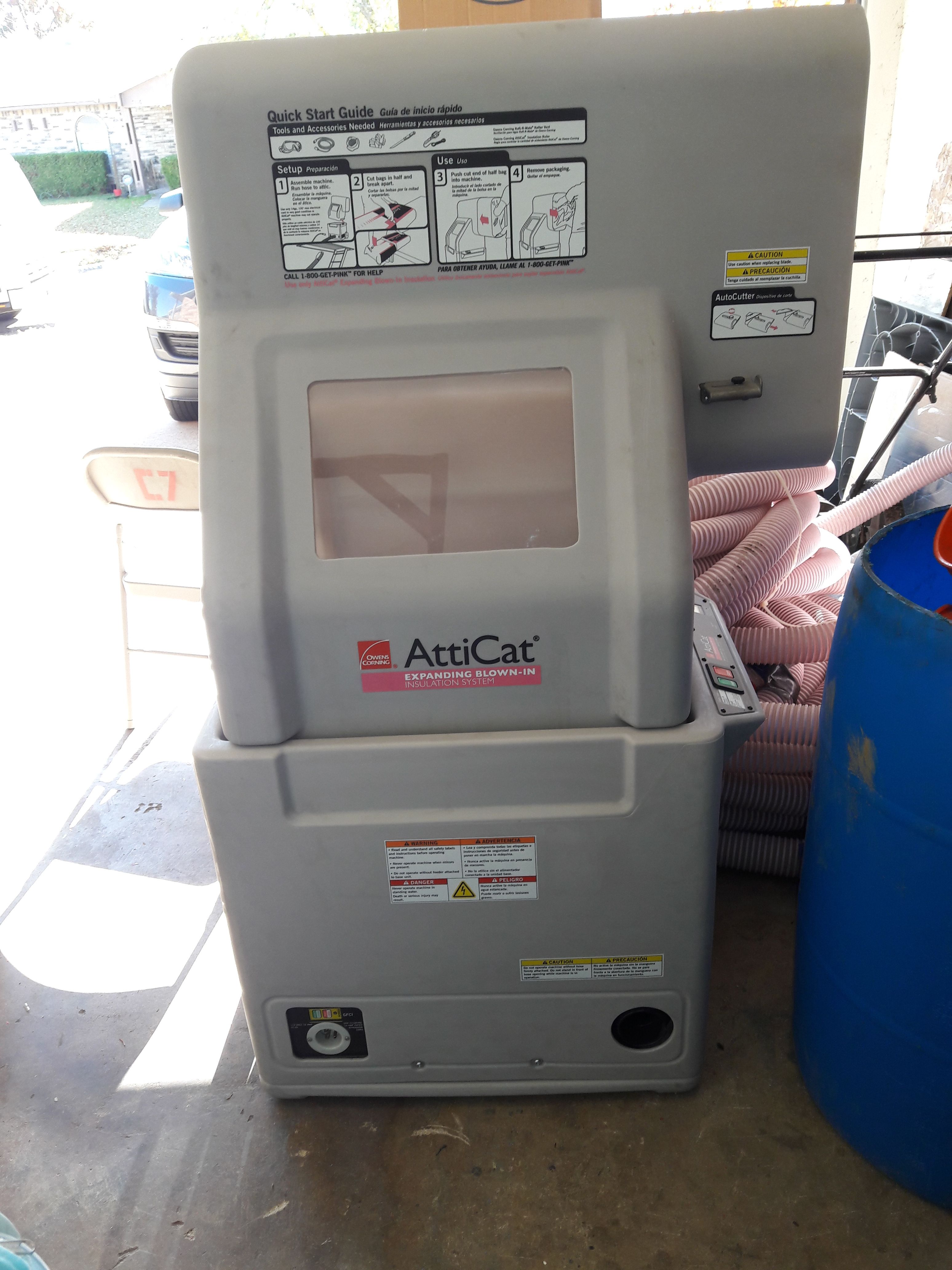 AttiCat blowing insulation machine for Sale in Dallas, TX OfferUp