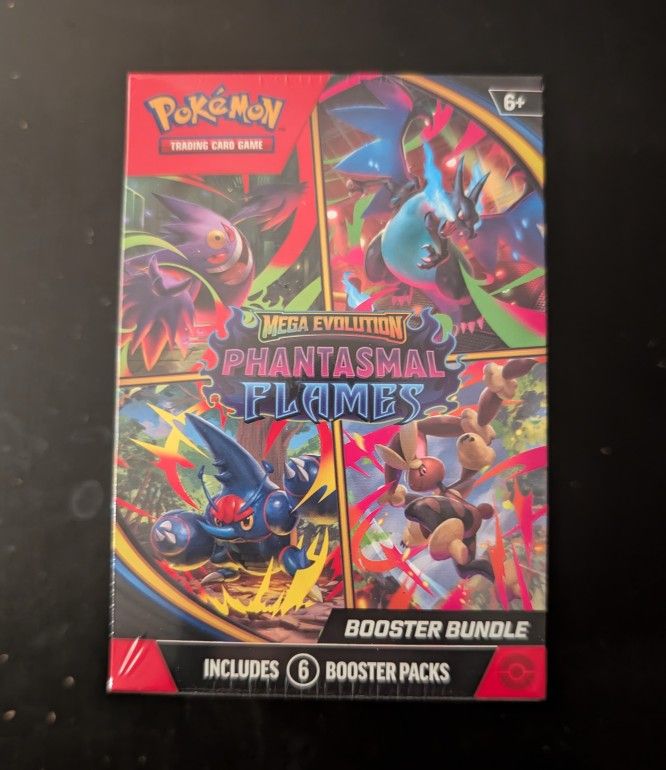 Sealed New Phantasmal Flames Booster Bundle Pokemon TCG Trading Card Game