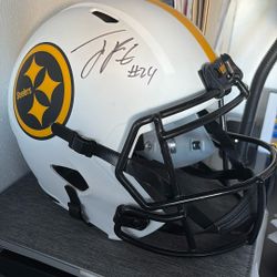 Joey Porter JR Autograph Full Size Helmet 