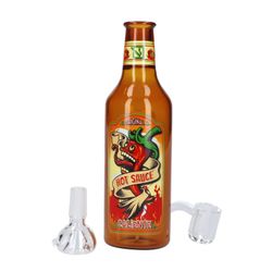 Hot Sauce Bottle Pipe 