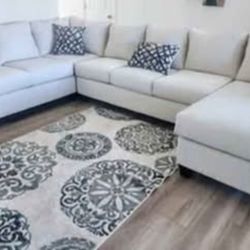 🌊 Brand New Artisan 3pc Sea Salt Extra Length RAF Sectionals! 🔥