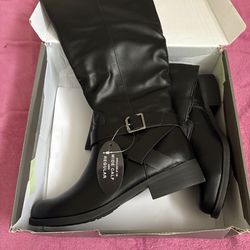 Style & Co Black Riding Boots