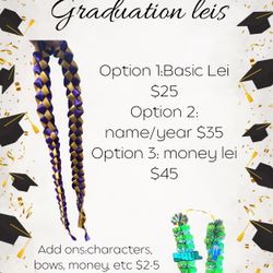 Graduation leis 