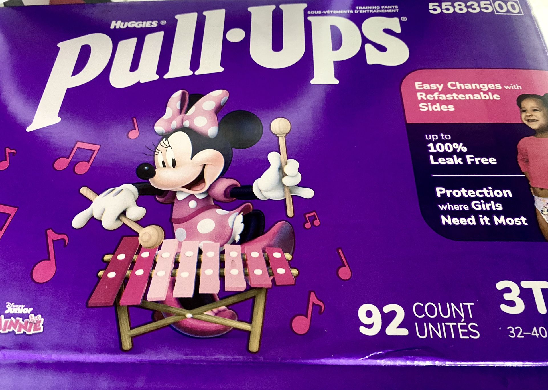 Pull-ups Size 3T-4T