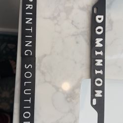 Custom License Plate Cover