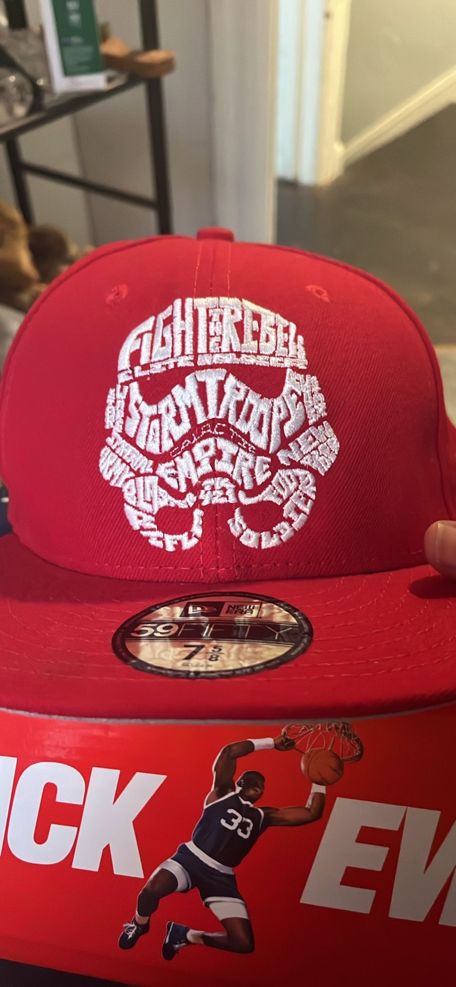 Nationals red Cap (Star Wars edition/stormtrooper)e
