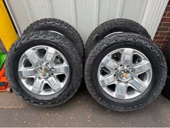 20 inch Gm oem wheels with tires the wheels have a lot of scuffs on face please zoom in picture