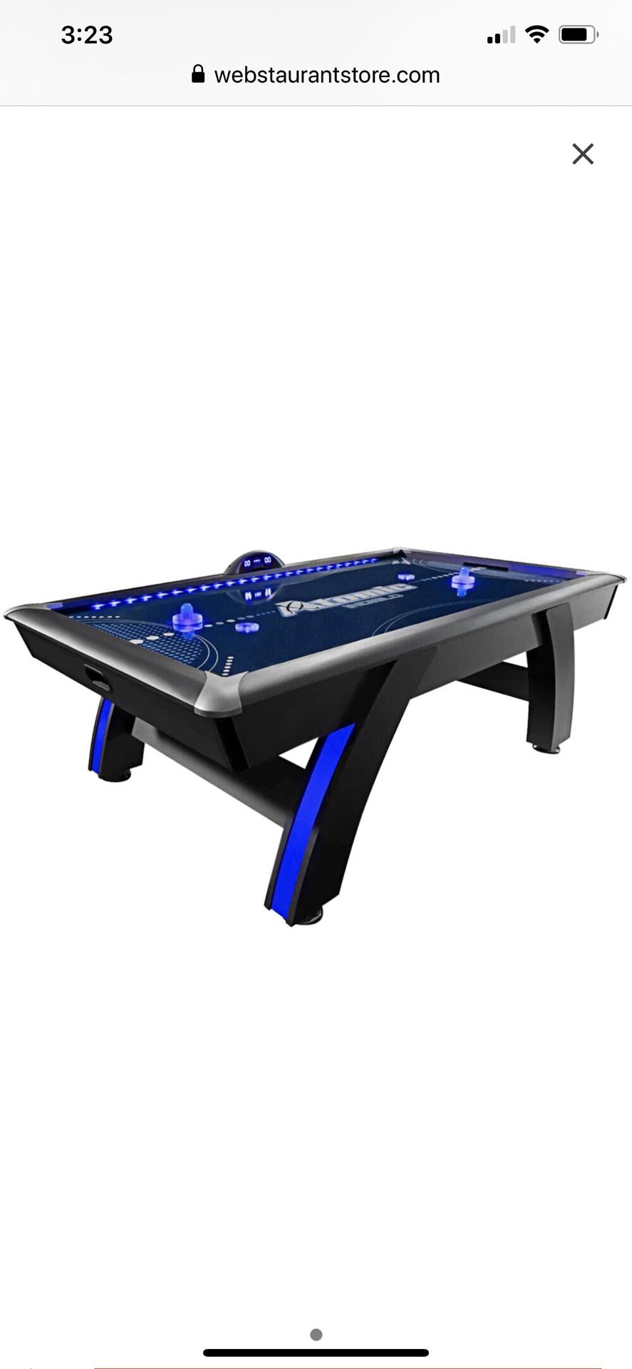 Atomic Led Light Up Air Hockey Table Brand New In Box