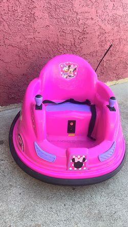 Minnie mouse bumper car