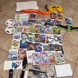 nintendo wii with 43 games!