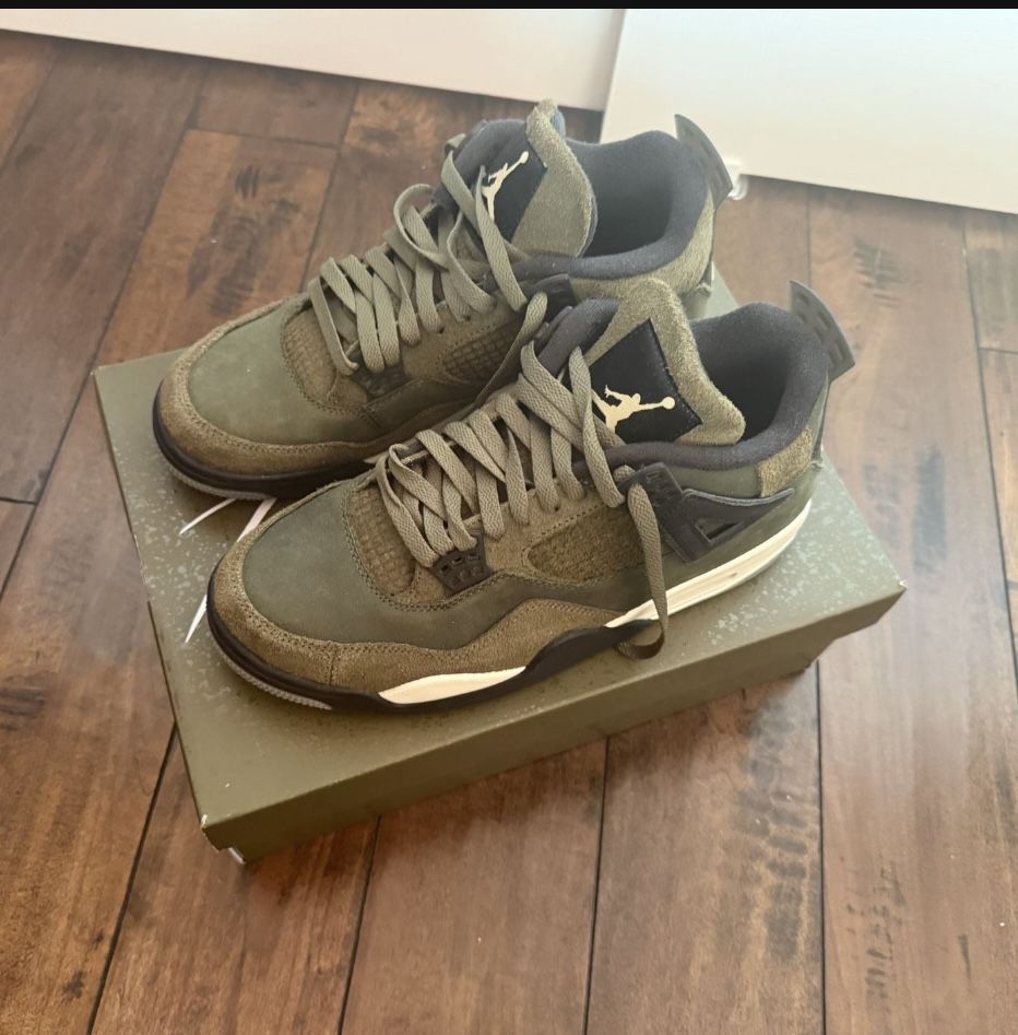 Jordan 4 Retro SE Craft ‘ Olive ‘ Size 9