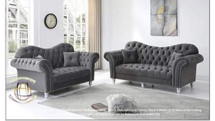 Sofa and loveseat