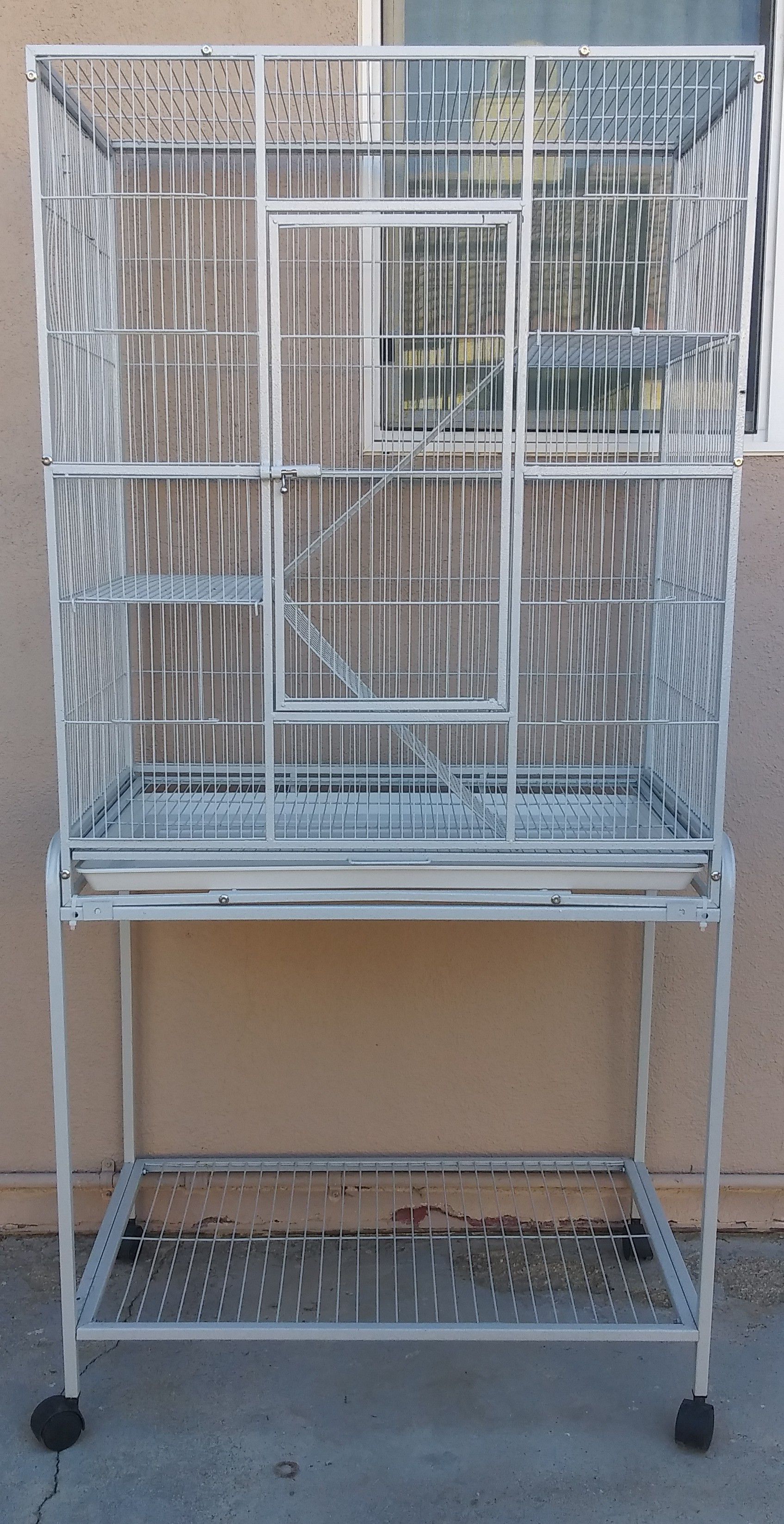 Large Bird Animal Cage w/ Stand