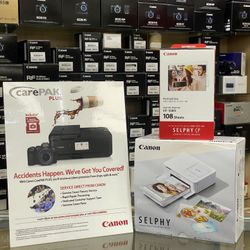 Canon Selphy CP1500 W/ Ink And Paper 