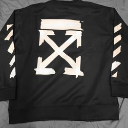 Off-white Men's Pullover Long Sleeve Shirt Size Large 
