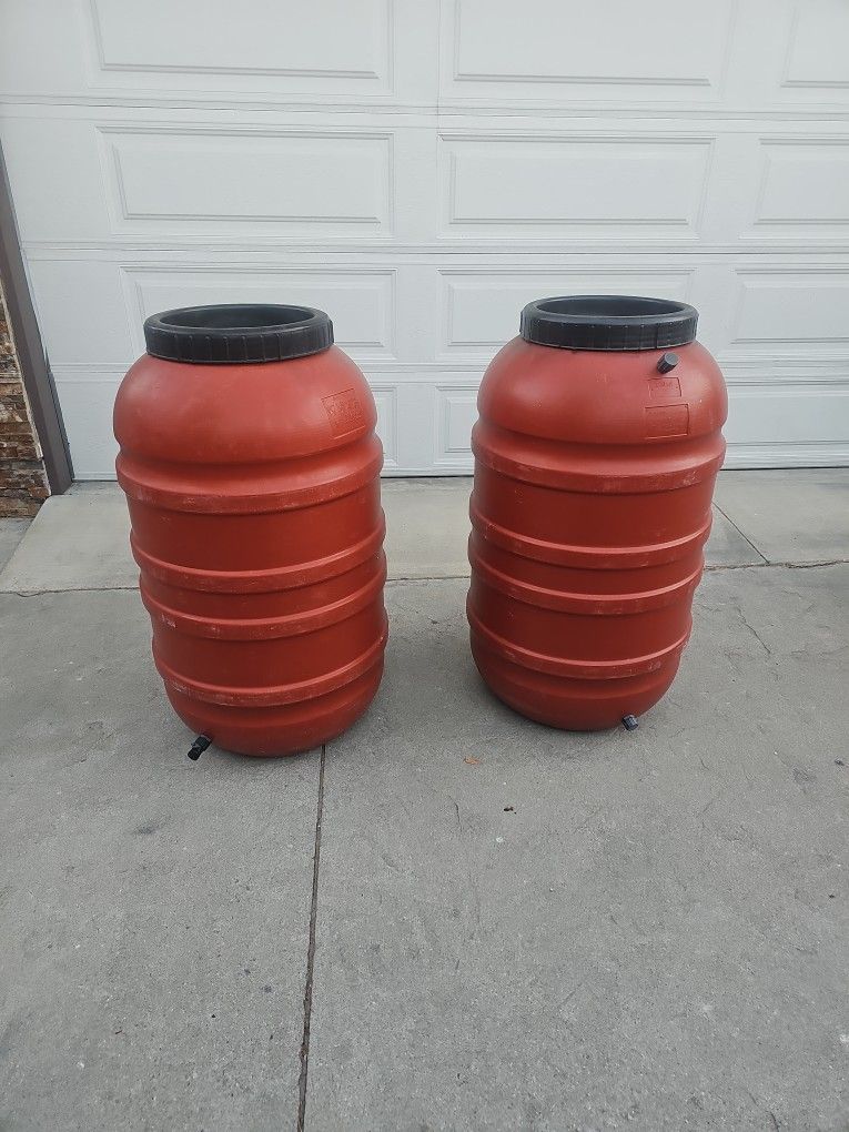 2 Big Barel For Water 210 Lt