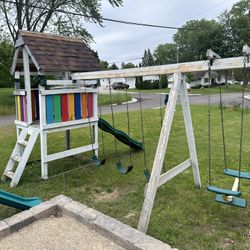 Playground And Swing Set 