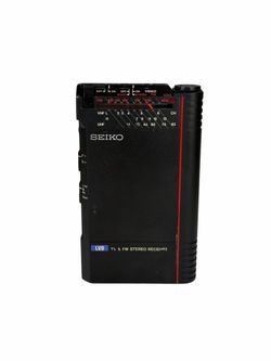 Seiko TR02-01 Pocket-Sized Television and FM Radio Receiver for Seiko TV Watch