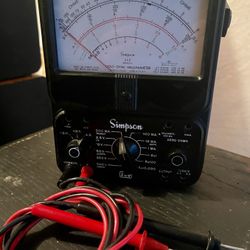 Simpson 260 Series 4 Analog VOM Volt-Ohm-Milliammeter MULTIMETER c-x