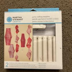 MARTHA STEWART CRAFTS:”Party Crafting Template” For Creating Paper Lanterns, Never Used!