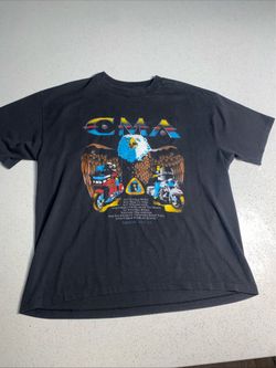 black vintage Christian Motorcyclists Association t-shirt XL USA Made