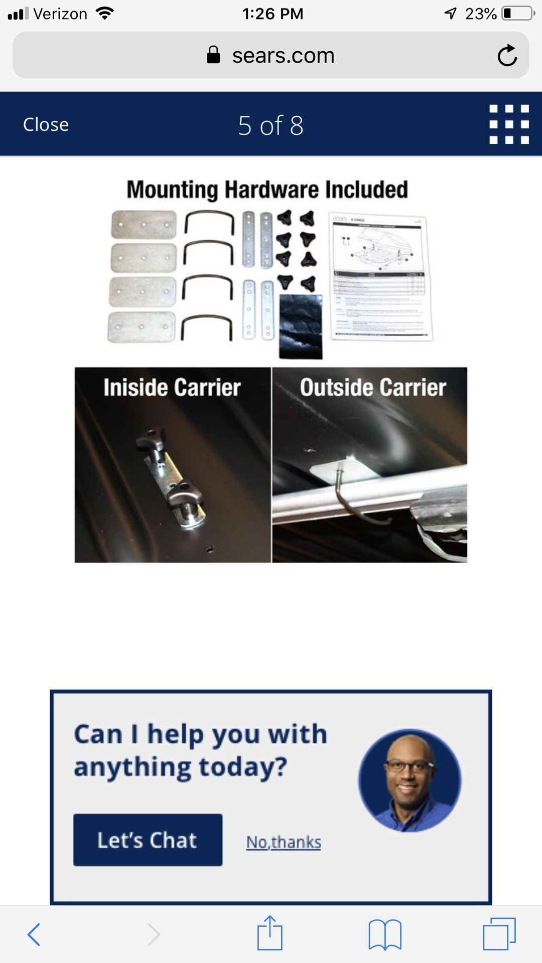 Sears XCargo Sport 20 Rooftop Carrier for Sale in Phoenix, AZ OfferUp