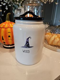Rae Dunn WICKED Halloween RAE DUNN Ceramic Canister