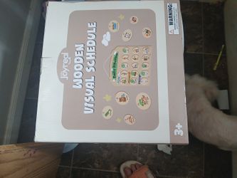 Brandnew wooden visual schedule board ages 3+