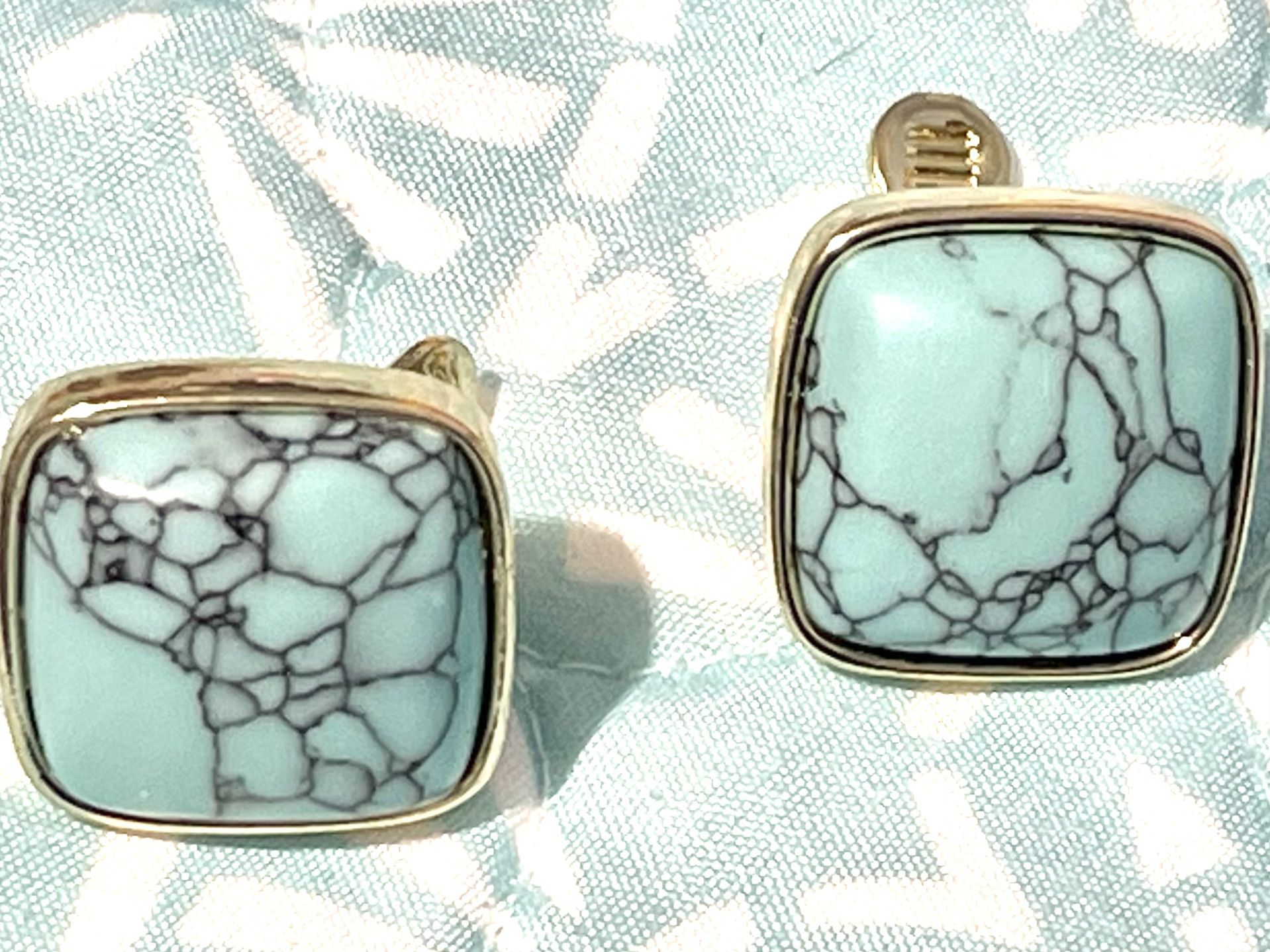 Turquoise Clip-On Earrings