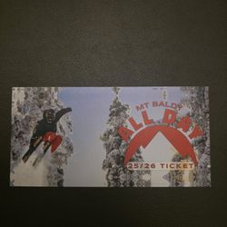 Mt. Baldy All Day Lift Ticket