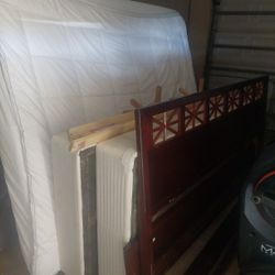 California King Bed With Frame And Head Board 