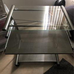 Glass Desk 