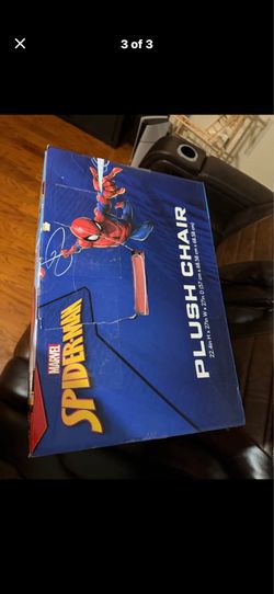 Spider man plush chair