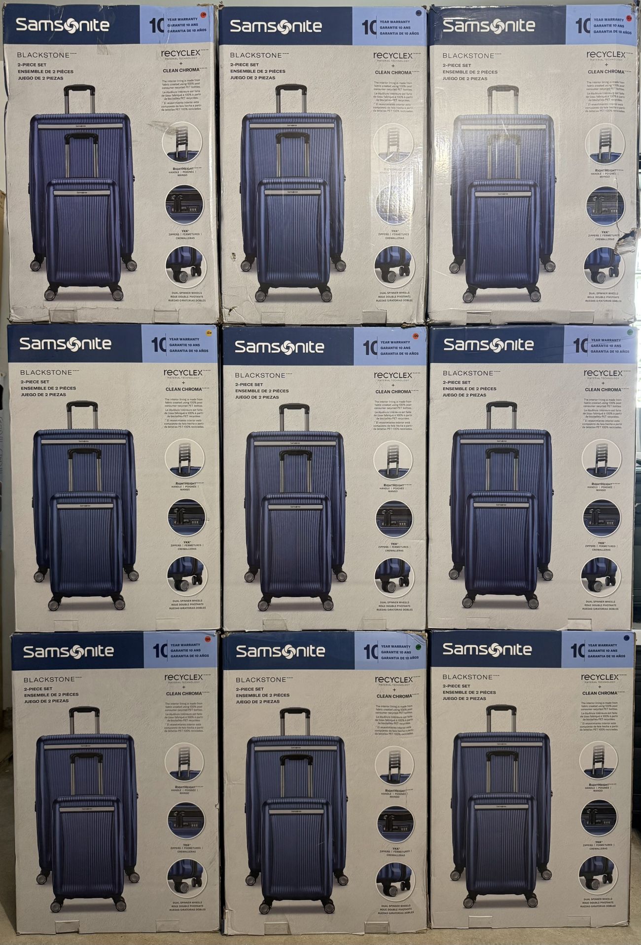 Samsonite Blackstone 2-piece Hardside Expandable Spinner Luggage Set