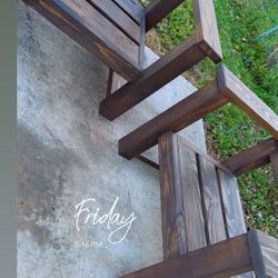 Rustic Patio Chair Modern Style