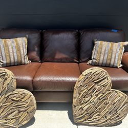 Leather Couch 