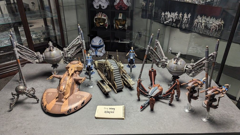 Star Wars Clone Wars CIS Droid vehicles
