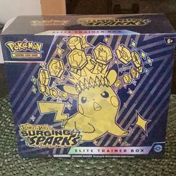 Pokemon Surging Sparks Etb!!