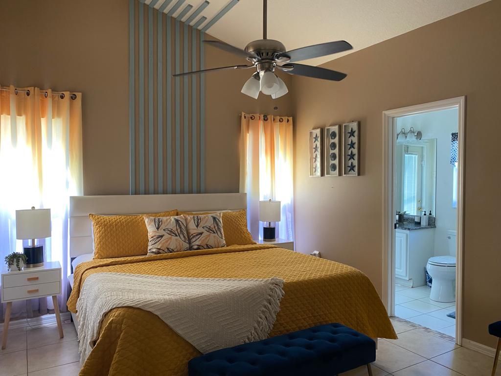 King Size Bed, Box Spring, Memory Foam Mattress, Frame And Headboard