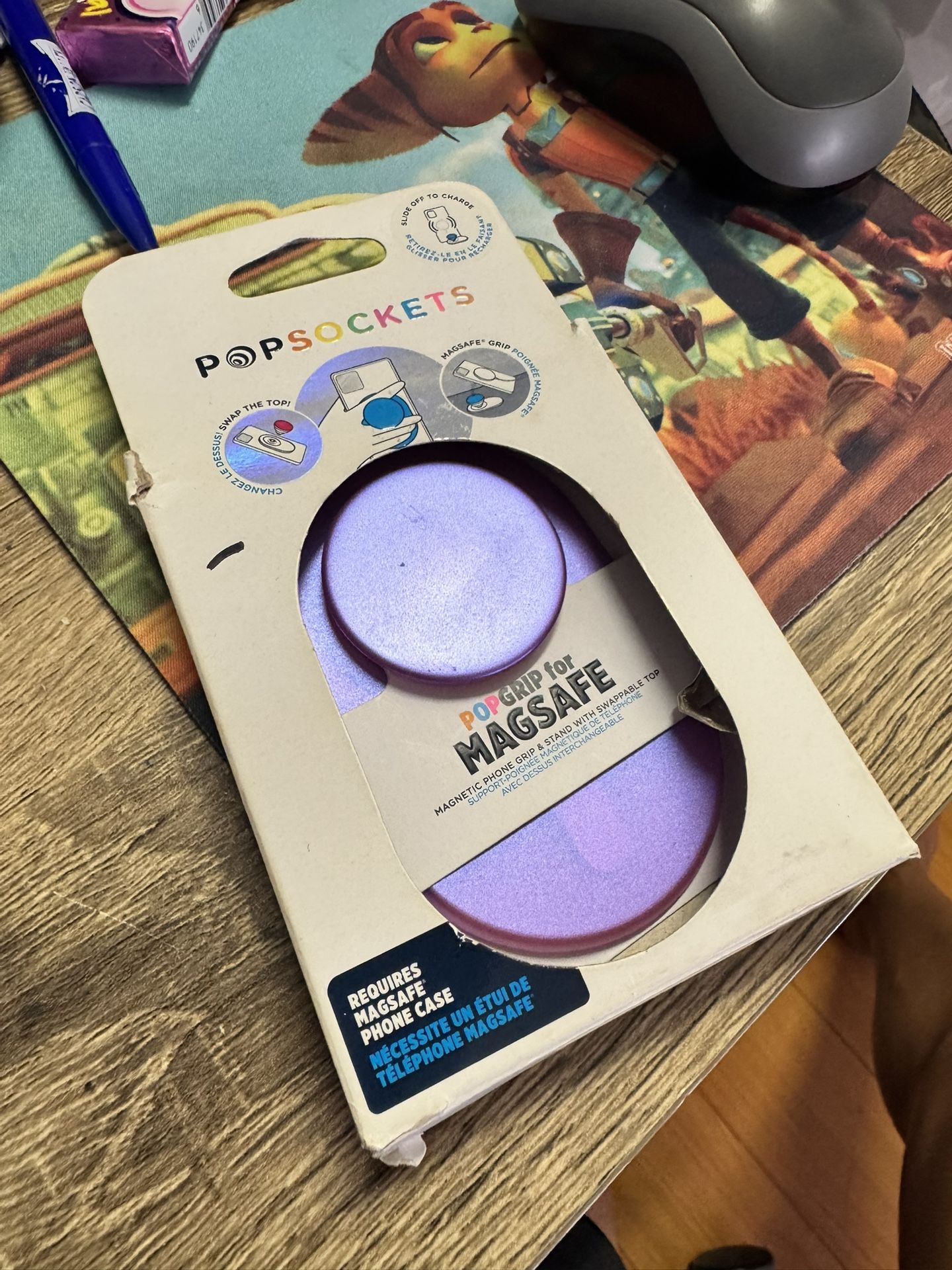 Purple Popsockets Popgripfor MagSafe 