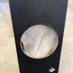 Single cab 12" speaker box