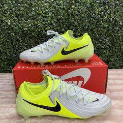 Men's Sz 11 - Nike Phantom GX 2 Elite AG Metallic Silver Volt  HF4357-003