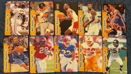 Talk’n Sports $1 Phone Card Lot – Barry Bonds, Mutombo, Camby, Marbury + More