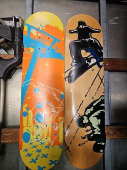 Skateboard wall art