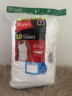 Hanes Pack 10 Tanks. Size Small