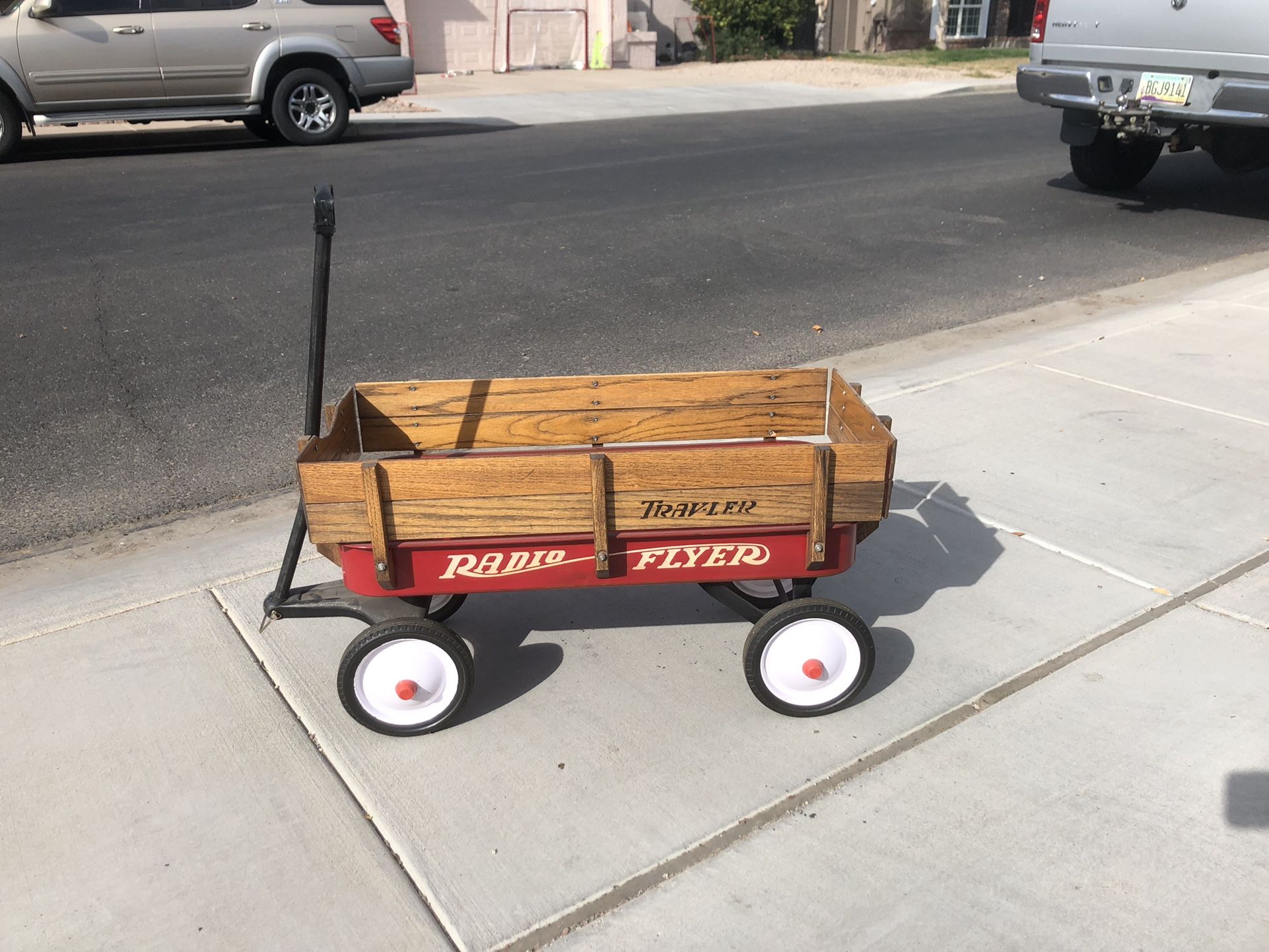 Radio Flyer Wagon With Wood Side Rails for Sale in Chandler AZ